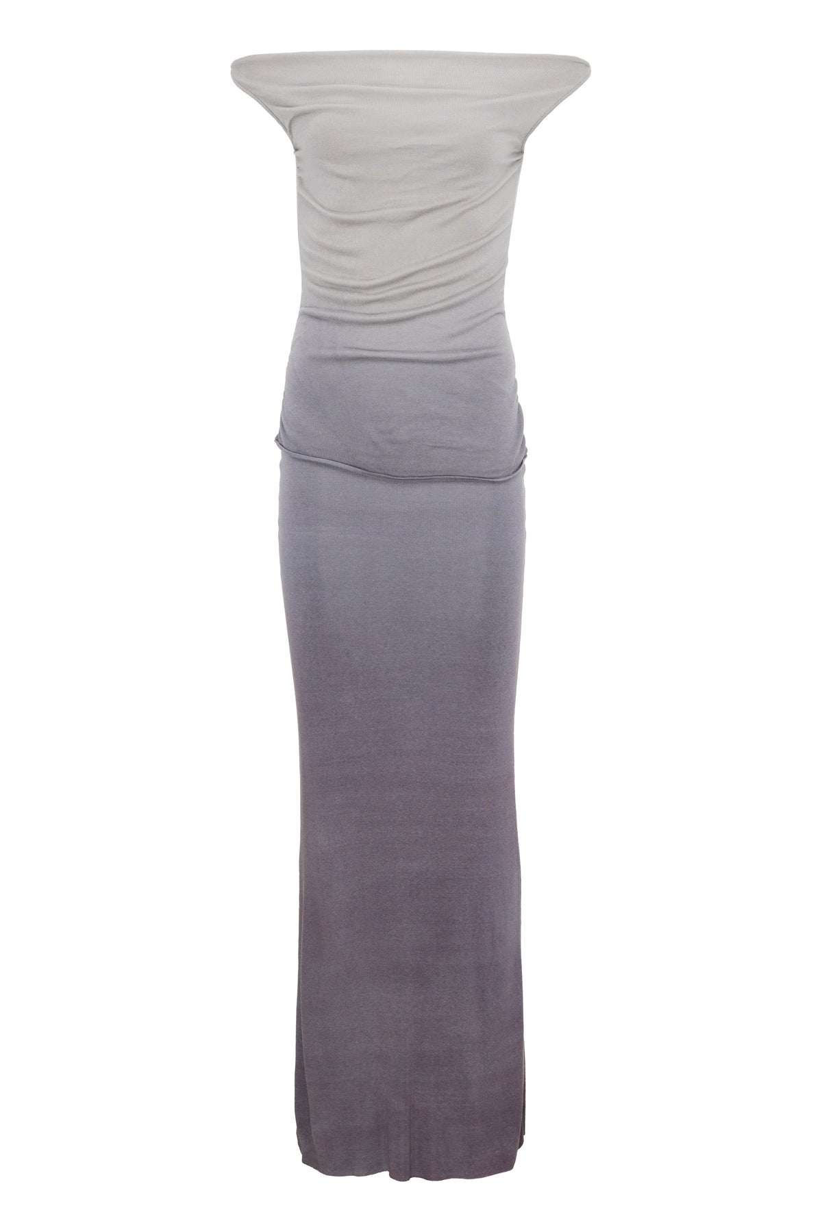 aya muse grey dress Aya Muse one-shoulder Draped Maxi Dress | Grey