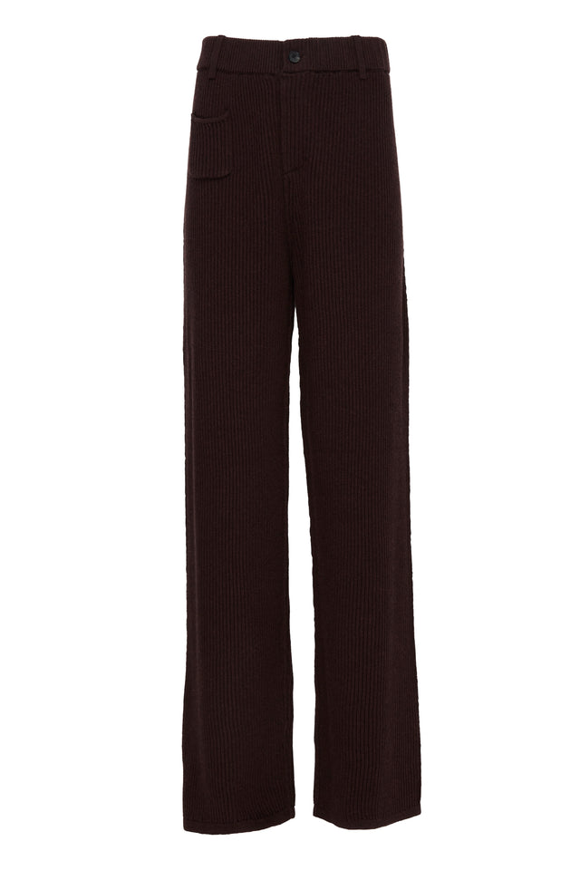 KNIT SLOUCHY TROUSERS