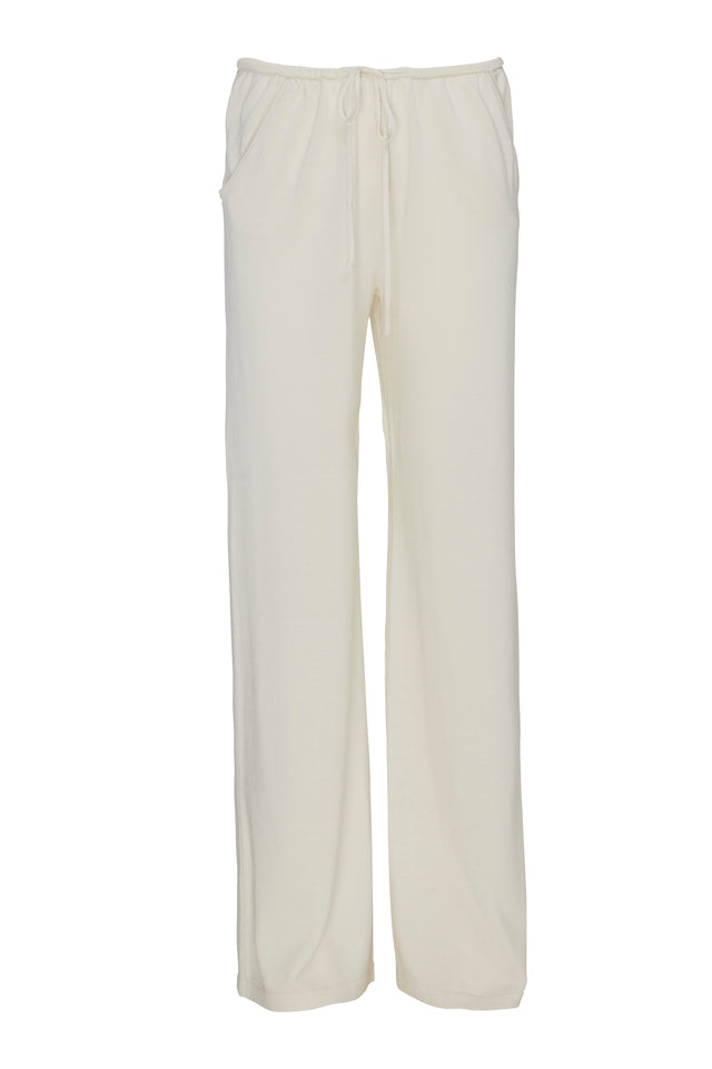SLOUCHY KNIT PANTS WITH TIE