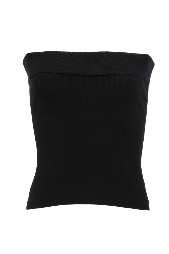 KNIT STRAPLESS TOP