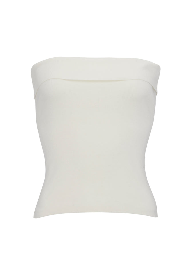 KNIT STRAPLESS TOP