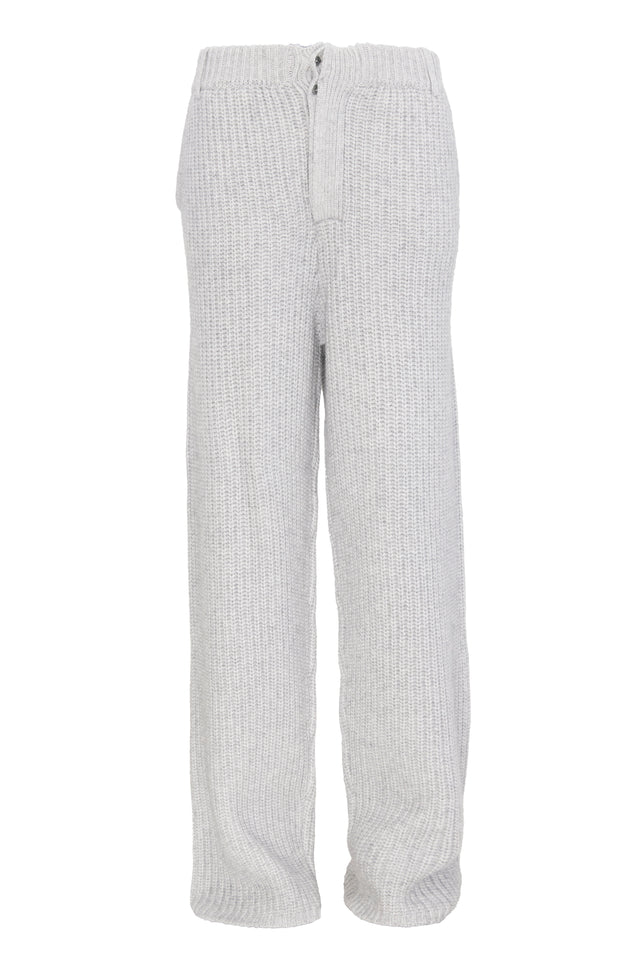 CHUNKY KNIT TROUSERS