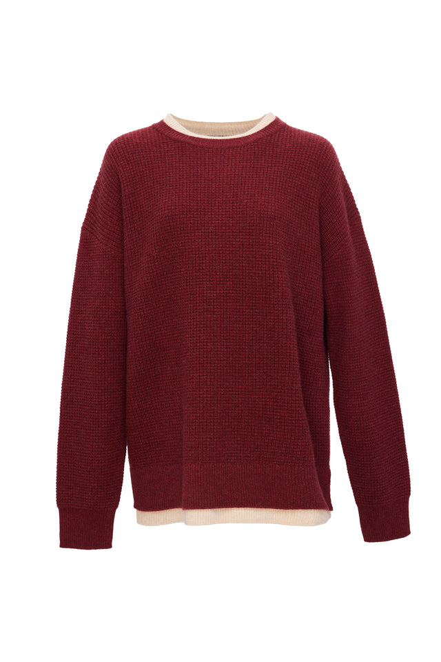 WAFFLE DOUBLE LAYER TOP