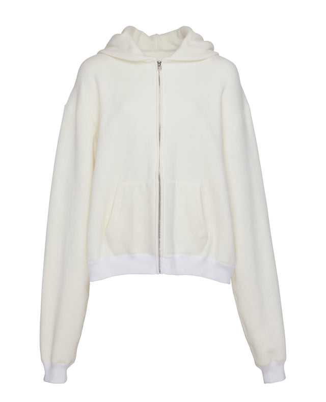 SPONGE ZIP-UP HOODIE